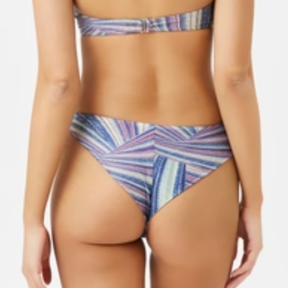 New!Frankie's Bikinis shimmy stardust top and Dawson bottom - Picture 3 of 10